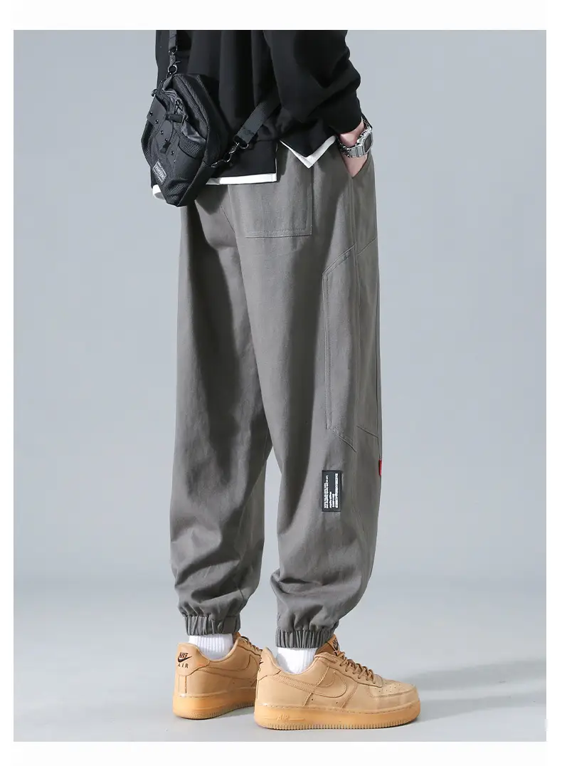 Huagang Camel Leg Pants Men Spring Autumn Casual — feature 11