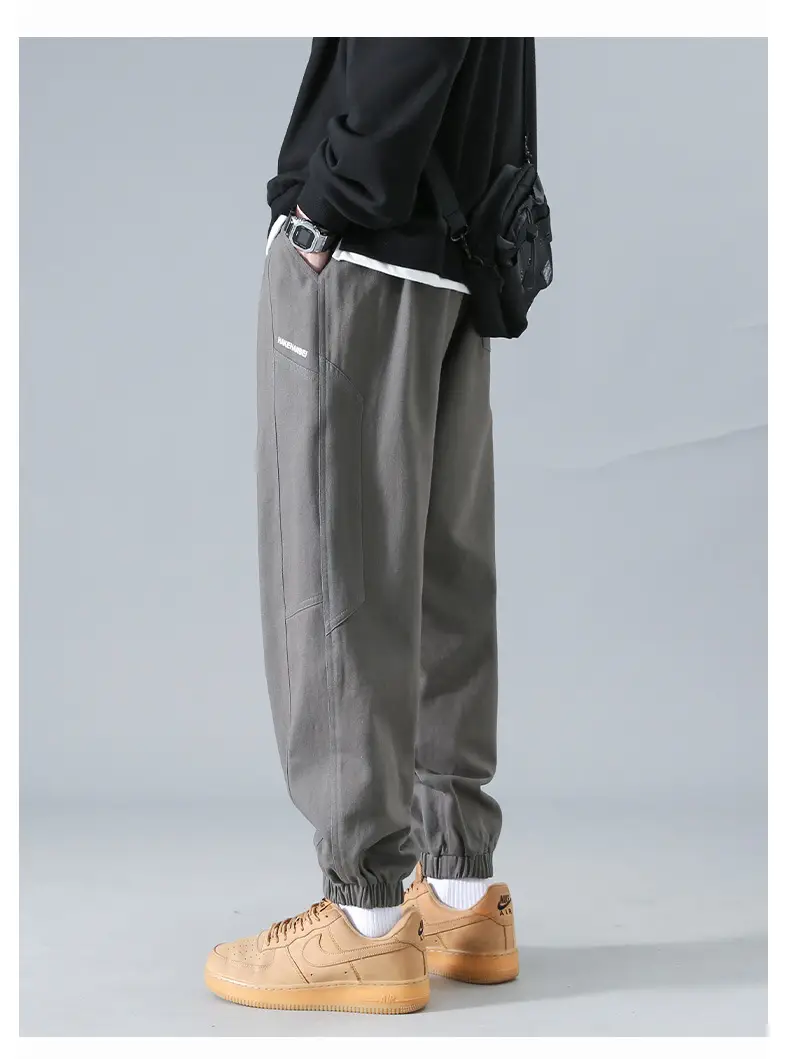 Huagang Camel Leg Pants Men Spring Autumn Casual — feature 12