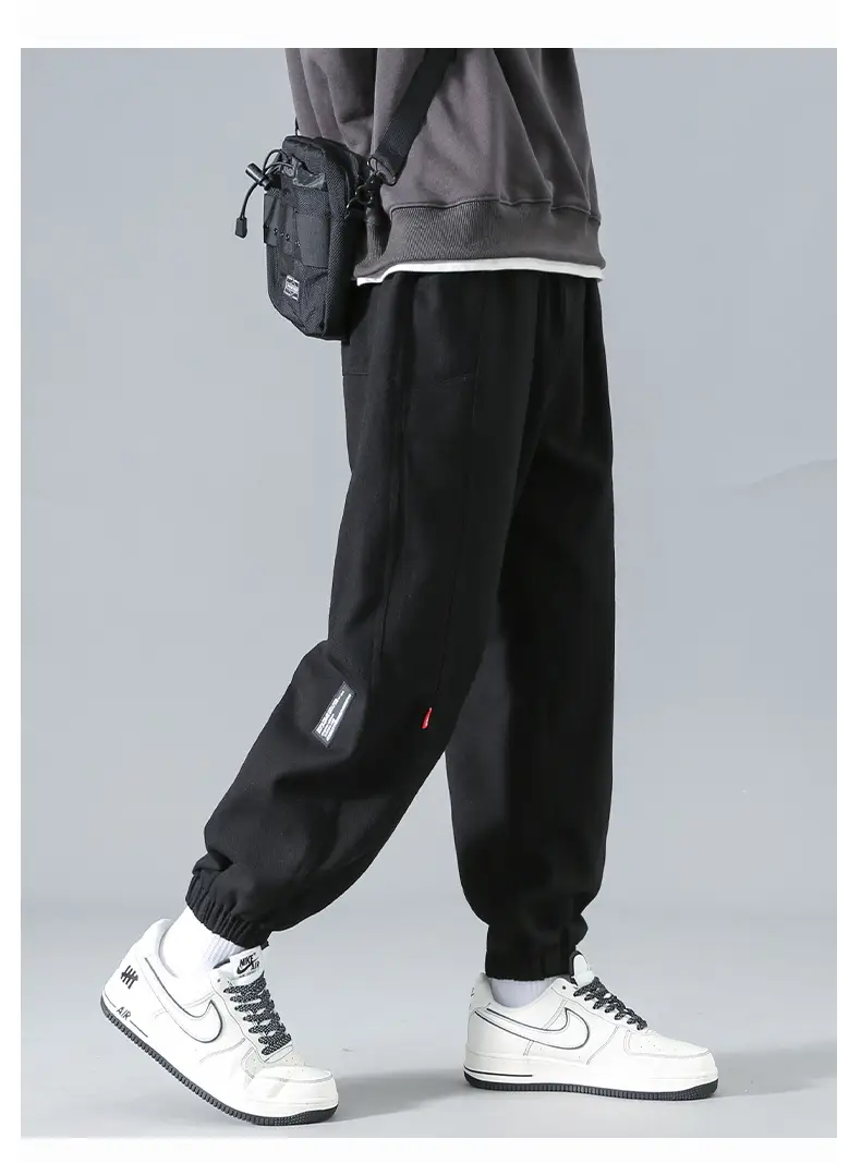 Huagang Camel Leg Pants Men Spring Autumn Casual — feature 13