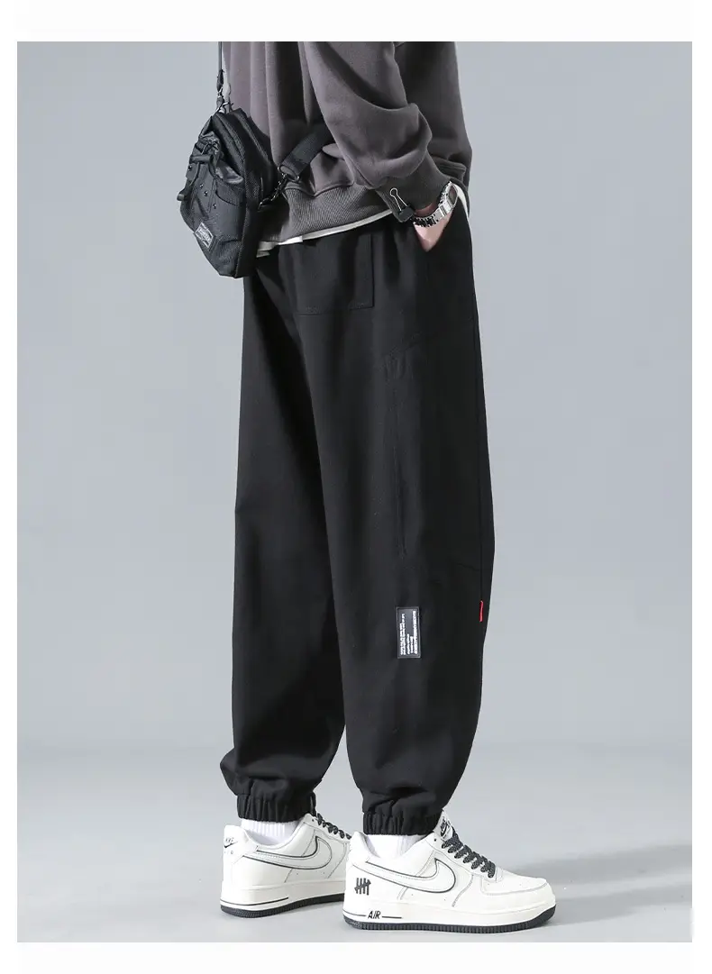 Huagang Camel Leg Pants Men Spring Autumn Casual — feature 14