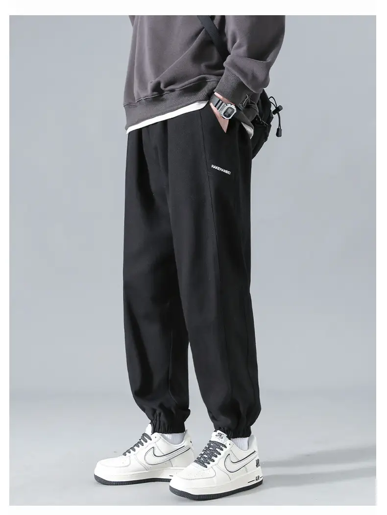 Huagang Camel Leg Pants Men Spring Autumn Casual — feature 15