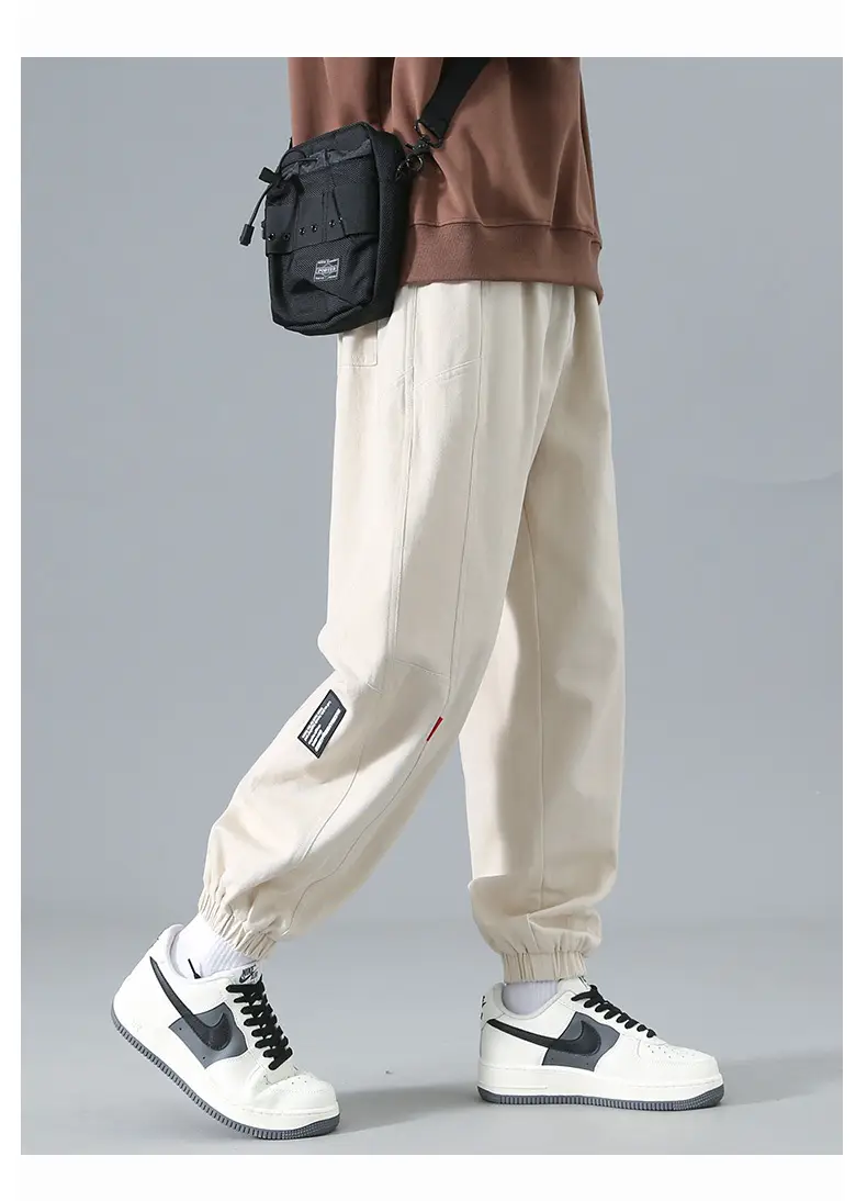 Huagang Camel Leg Pants Men Spring Autumn Casual — feature 16
