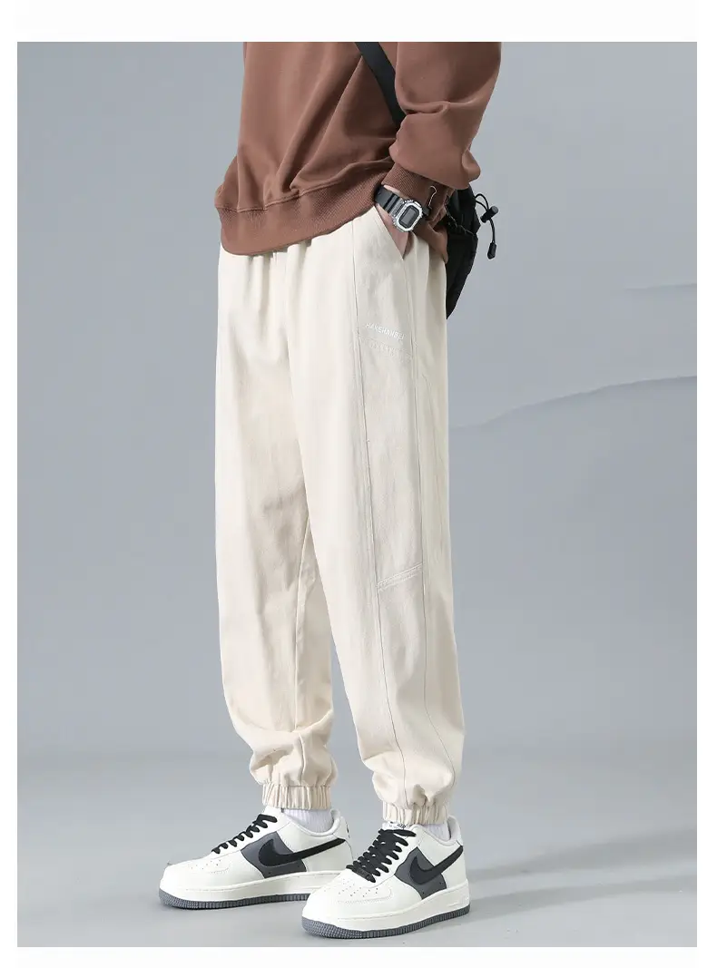 Huagang Camel Leg Pants Men Spring Autumn Casual — feature 18