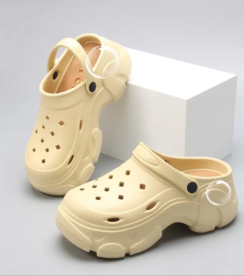 Women's Clogs with High Heels and Thick Soles, Small Size, Height-Increasing, Eva Sandals with a Comfortable Feel, Breathable and Suitable for Outdoor Wear, for Foreign Trade and Cross-Border Sales — feature 14