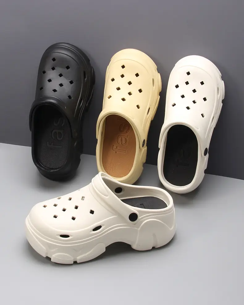 Women's Clogs with High Heels and Thick Soles, Small Size, Height-Increasing, Eva Sandals with a Comfortable Feel, Breathable and Suitable for Outdoor Wear, for Foreign Trade and Cross-Border Sales — feature 15