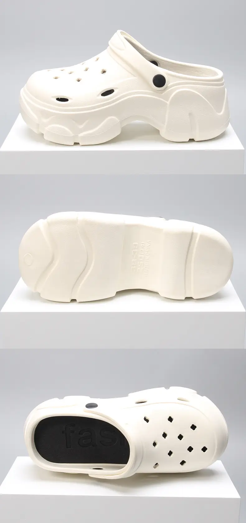 Women's Clogs with High Heels and Thick Soles, Small Size, Height-Increasing, Eva Sandals with a Comfortable Feel, Breathable and Suitable for Outdoor Wear, for Foreign Trade and Cross-Border Sales — feature 17