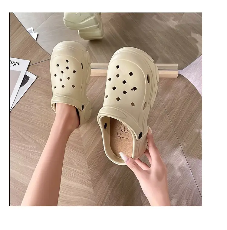 Women's Clogs with High Heels and Thick Soles, Small Size, Height-Increasing, Eva Sandals with a Comfortable Feel, Breathable and Suitable for Outdoor Wear, for Foreign Trade and Cross-Border Sales — feature 21