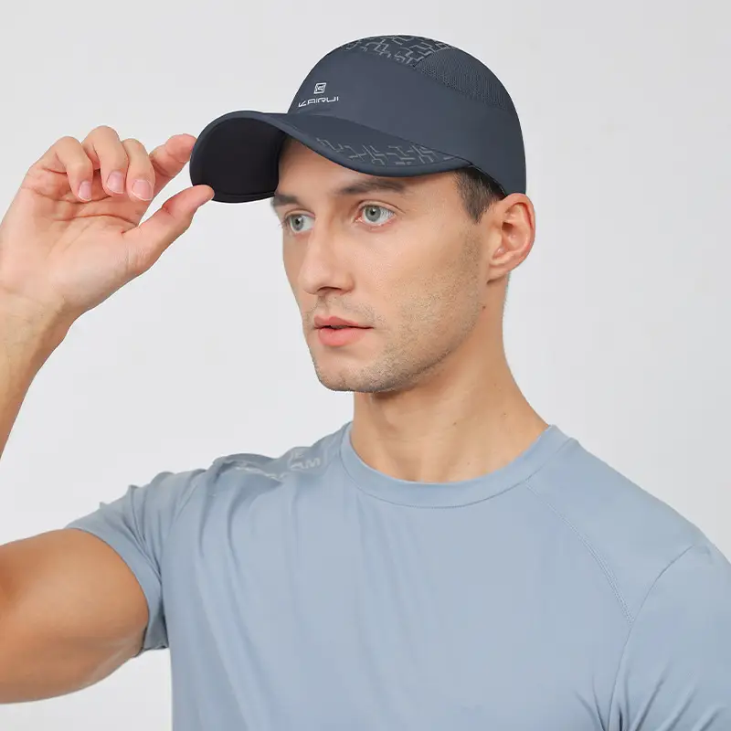 Men's Thin Sunscreen Baseball Cap Light Blue - Image 3
