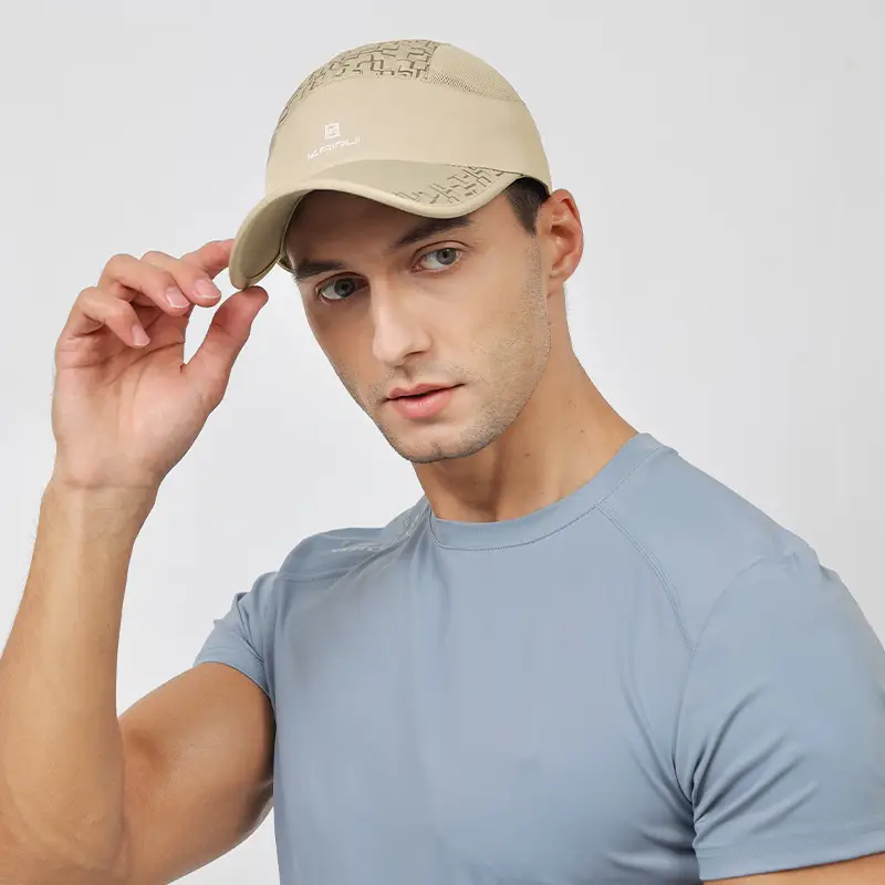 Men's Thin Sunscreen Baseball Cap Light Blue - Image 4