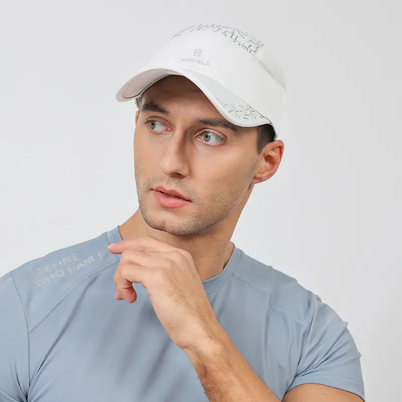 Men's Thin Sunscreen Baseball Cap Light Blue - Image 2