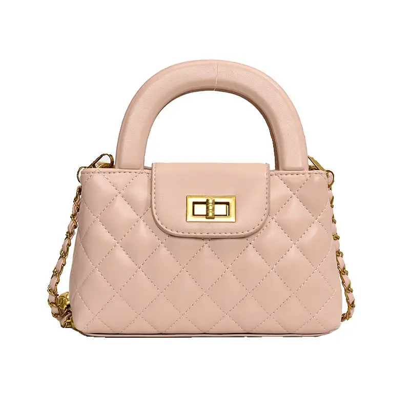 Black Rhomboid Chain Handbag for Women 2024 - Image 9
