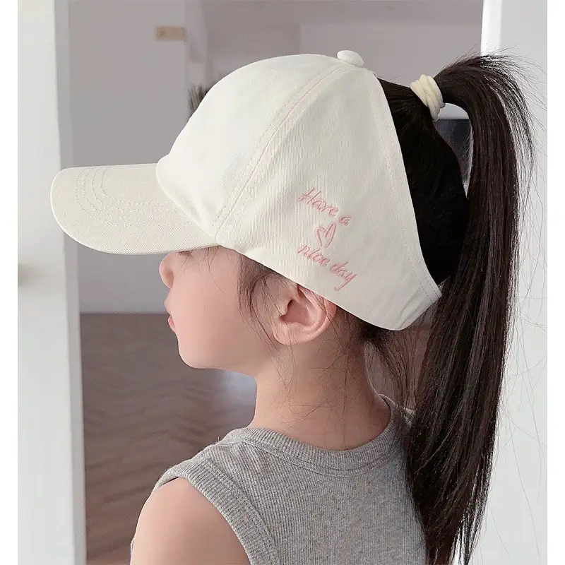 Pink Girls Sun Hat with F Logo Tie Back - Image 15