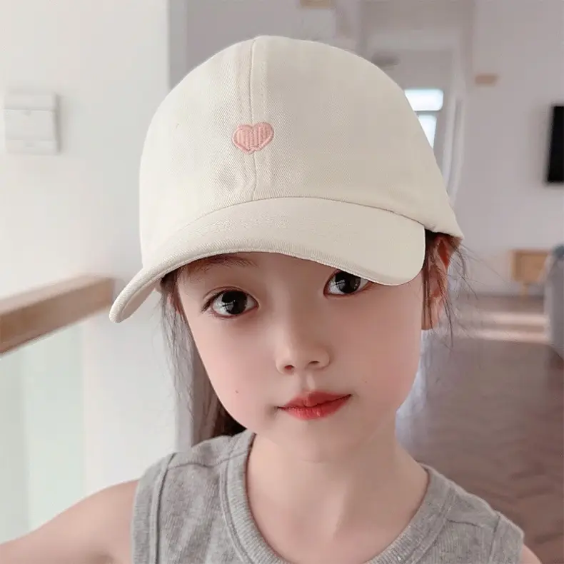 Pink Girls Sun Hat with F Logo Tie Back — feature 13