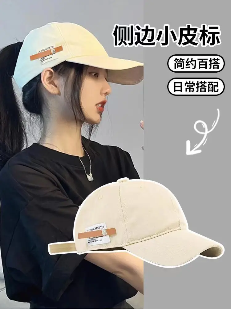 Women's Black Baseball Cap with Logo — feature 1