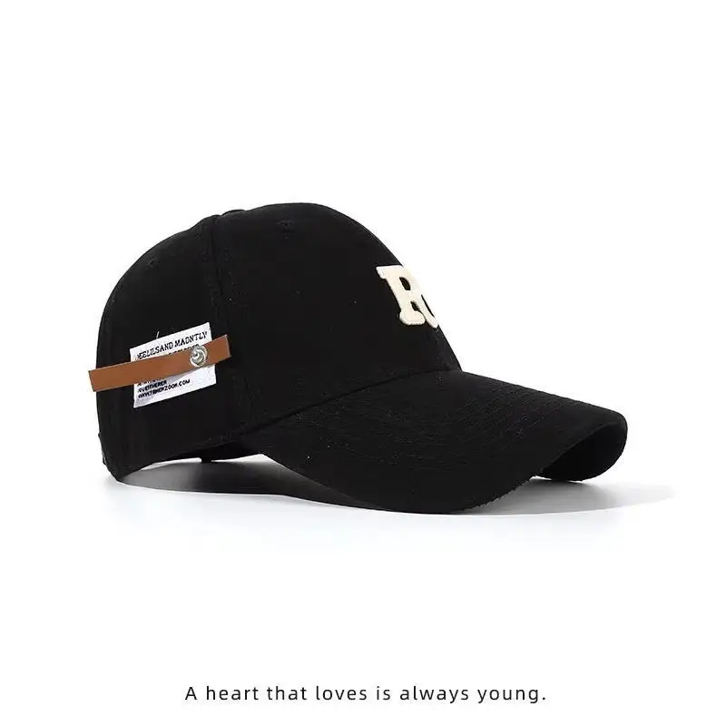 Women's Black Baseball Cap with Logo