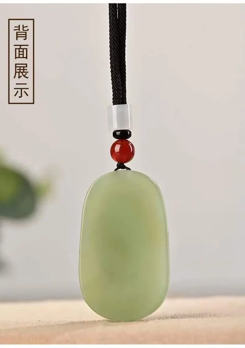 White Jade Mother Guanyin Pendant for Men Women — feature 13