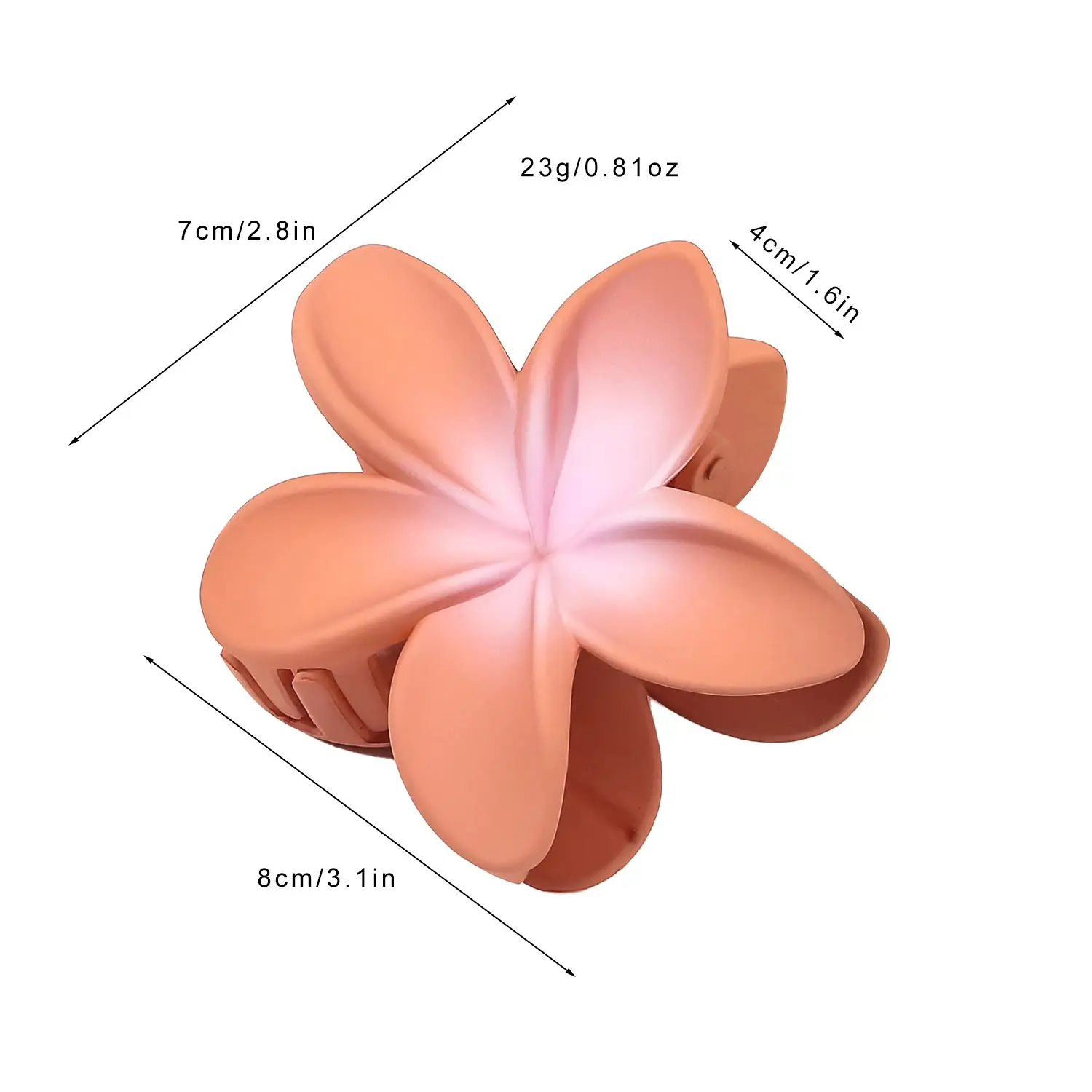 Frosted Egg Flower Hair Clips for Women - Image 30