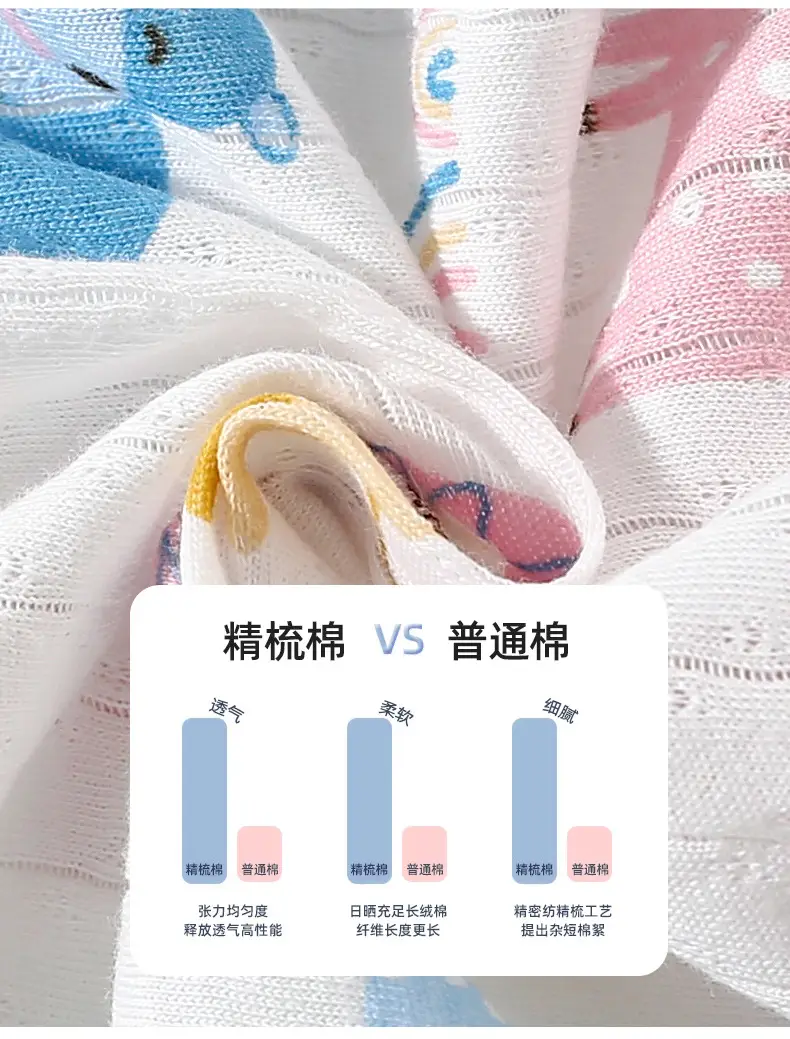 Children's Thin Summer Pajamas, Boys' Home Clothes, Cotton Suits, Girls' Long-Sleeved Air-Conditioned Clothes, Baby Kidsren's Spring & Fall Pure — feature 5