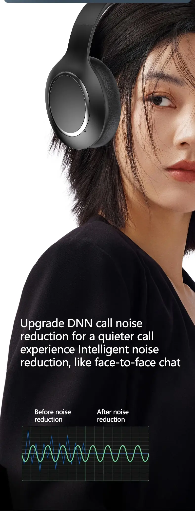 Over-Ear Bluetooth Headphones ANC 3D Wireless — feature 19