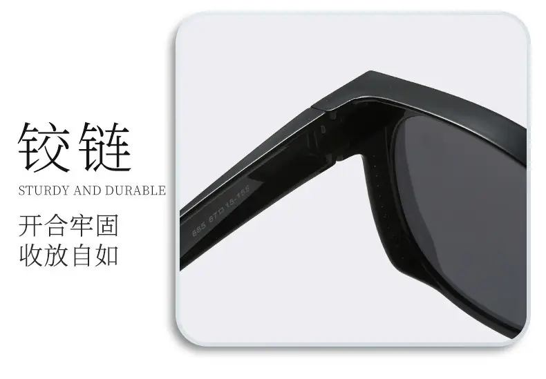 Men Polarized Sunglasses with Tea Wood Frame — feature 12