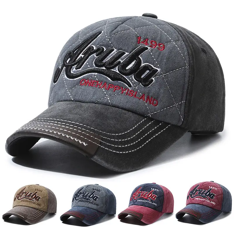 Men's Gray Casual Cap with Tide Logo - Image 6