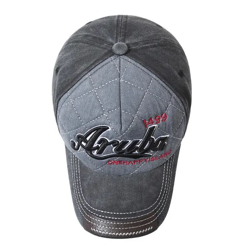 Men's Gray Casual Cap with Tide Logo - Image 8