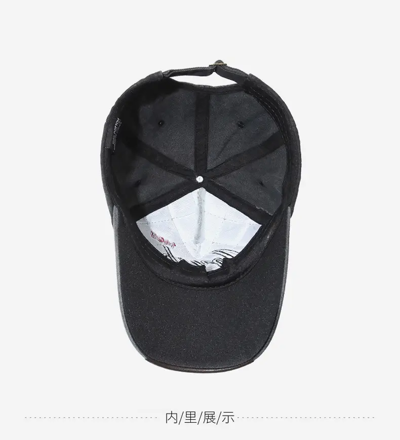 Men's Gray Casual Cap with Tide Logo — feature 13