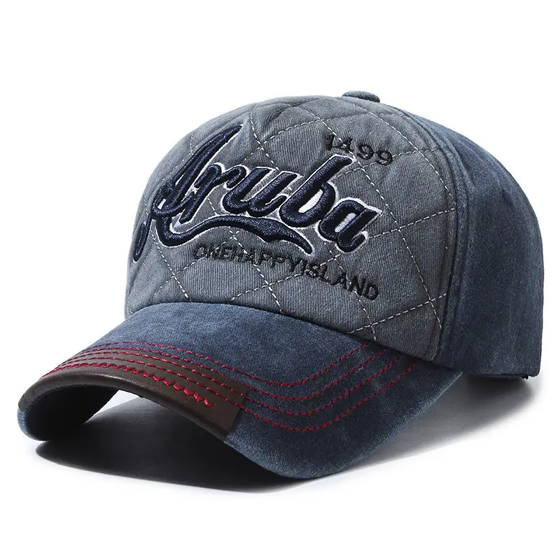 Men's Gray Casual Cap with Tide Logo - Image 3