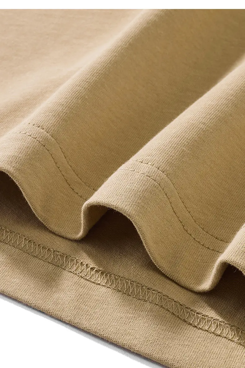 Tilani Men Summer Pure Cotton Beige T-Shirt — feature 15
