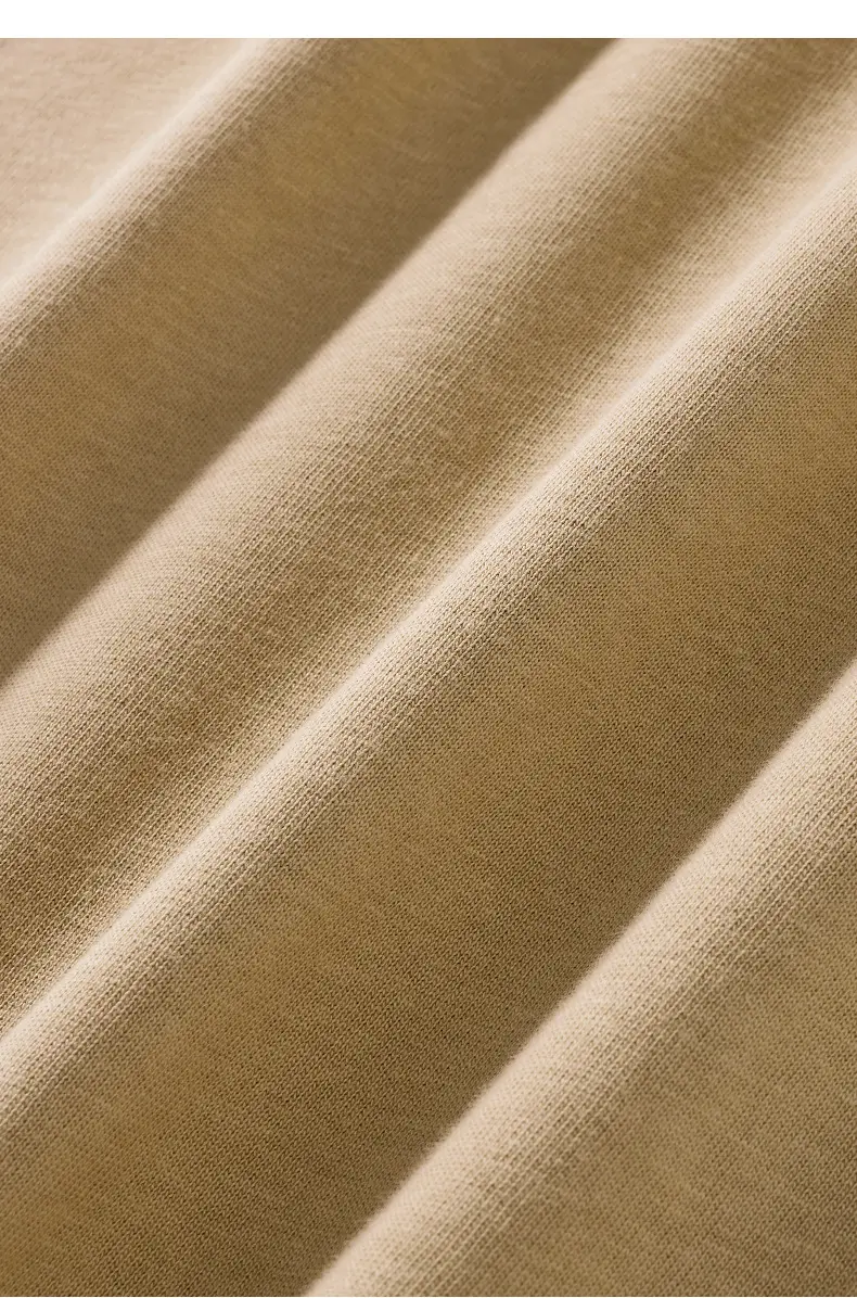Tilani Men Summer Pure Cotton Beige T-Shirt — feature 17