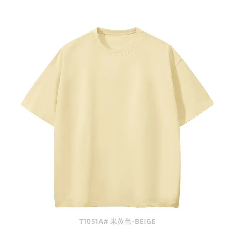 Tilani Men Summer Pure Cotton Beige T-Shirt - Image 5