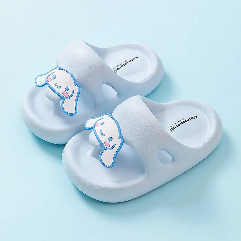 Authentic Sanrio Soft-Soled Children's Slippers for Summer Home Cartoon Flip-Flops Kuromi Big Children's Outdoor Sandals - Image 3