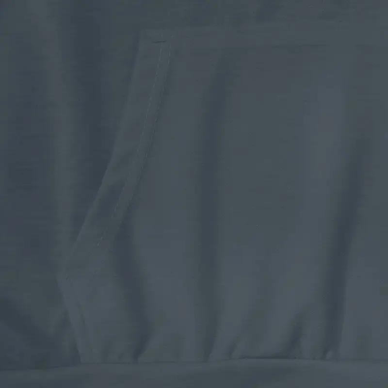 Men's 2025 Grey Hooded T-Shirt Short Sleeve Fitted — feature 43