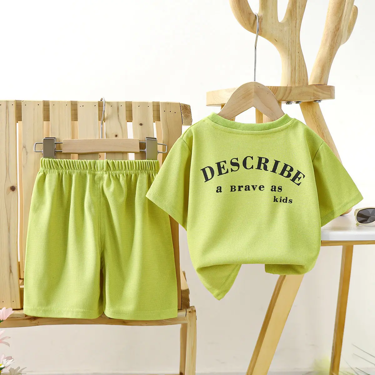 Pink Korean Style Boys Summer Suit 2026 - Image 3