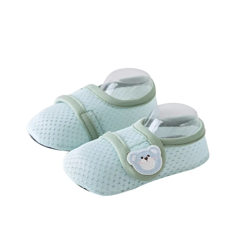 Breathable Kids Cotton Socks Light Blue 1-3Yr