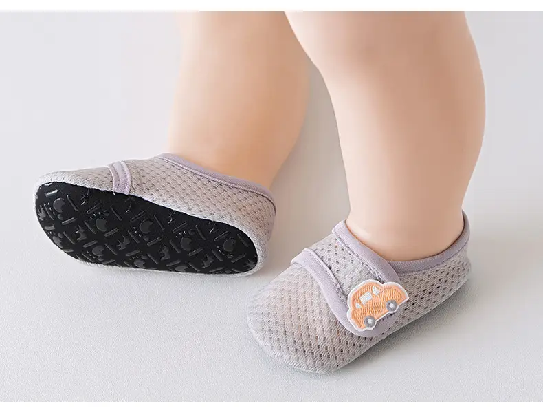 Breathable Kids Cotton Socks Light Blue 1-3Yr — feature 12