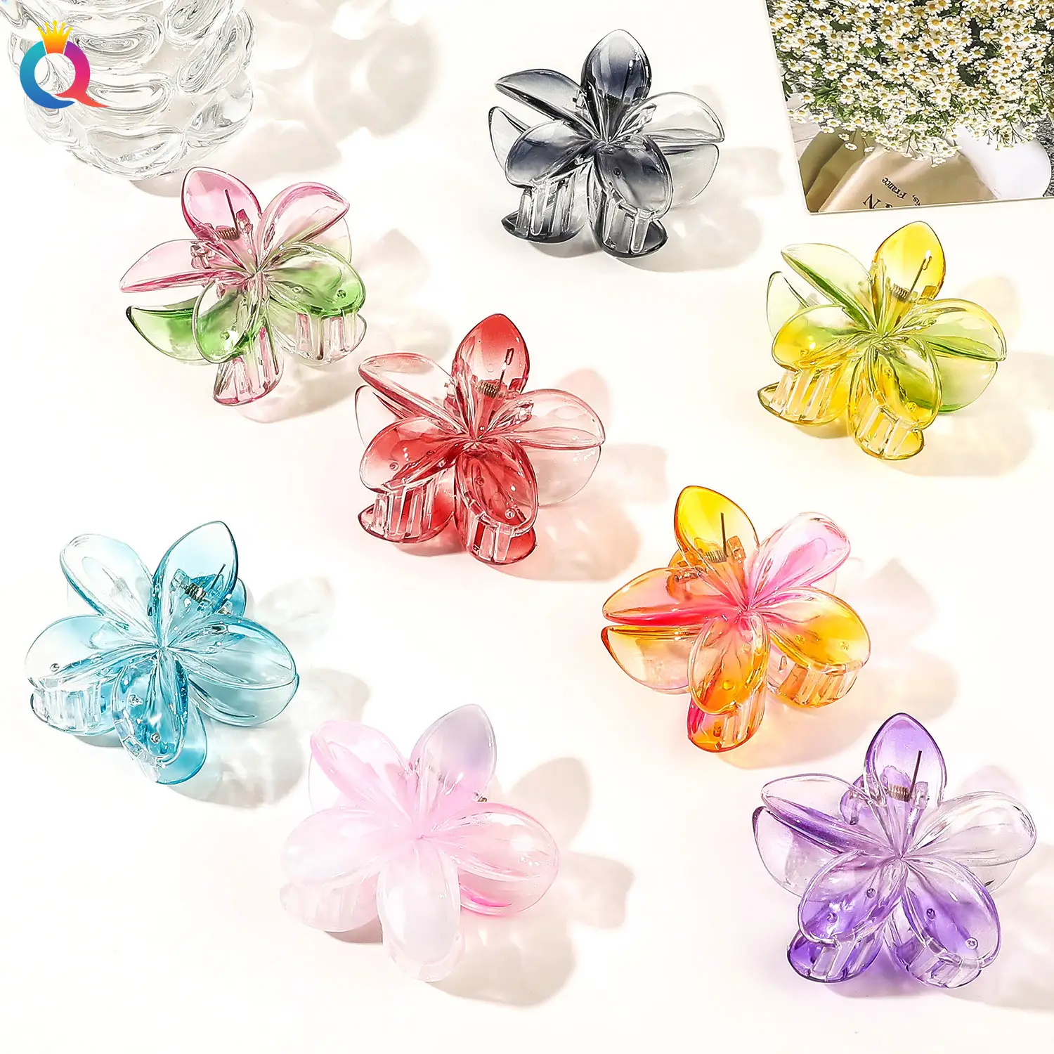 Qiyue Butterfly Hair Clip Yellow Gradient Plate — feature 15