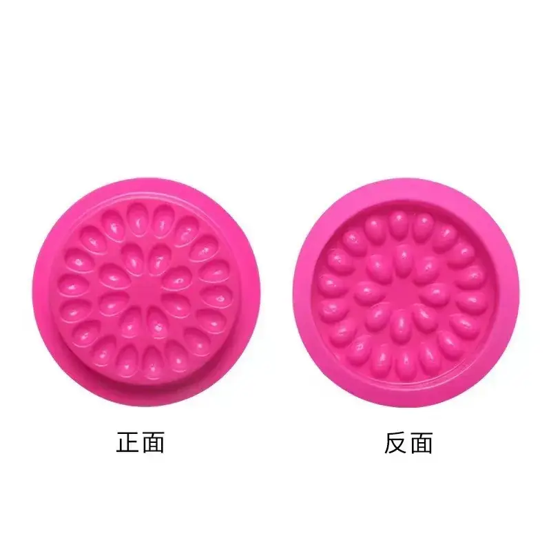 PVC Grafting Eye Lash Color Glue Tray with Gasket - Image 2