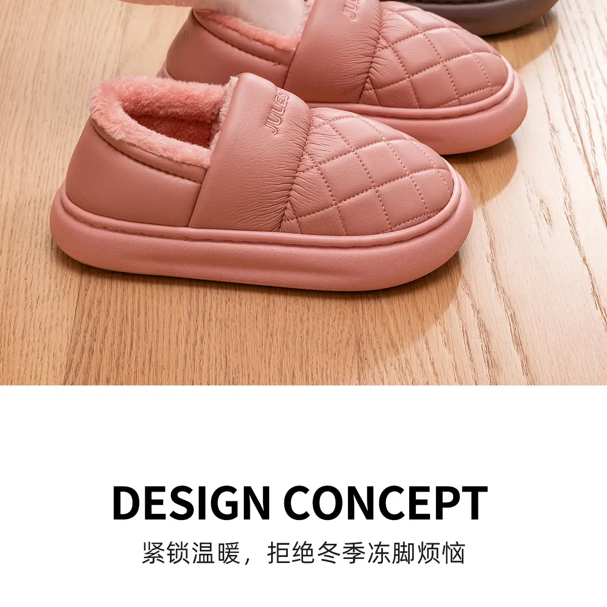 Women Waterproof Warm Slippers Autumn Winter 2025 — feature 3