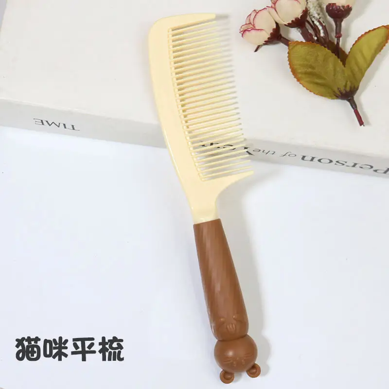 Cute Cartoon Cat Ears Mirror Comb for Women — feature 4