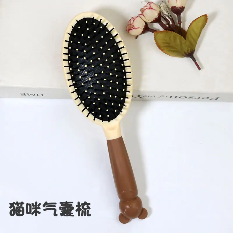 Cute Cartoon Cat Ears Mirror Comb for Women — feature 5