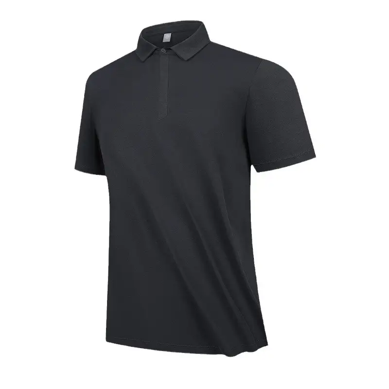 Men's Navy Polo T-Shirt Business Casual Short Sleeve