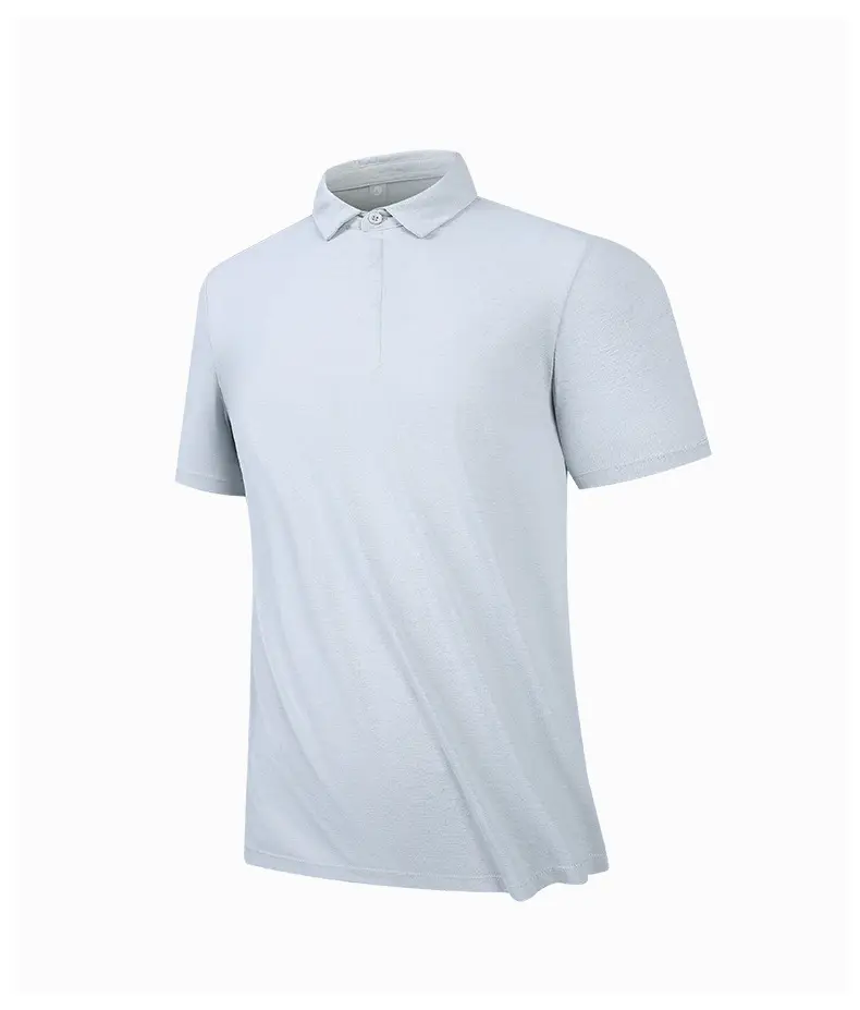 Men's Navy Polo T-Shirt Business Casual Short Sleeve — feature 10