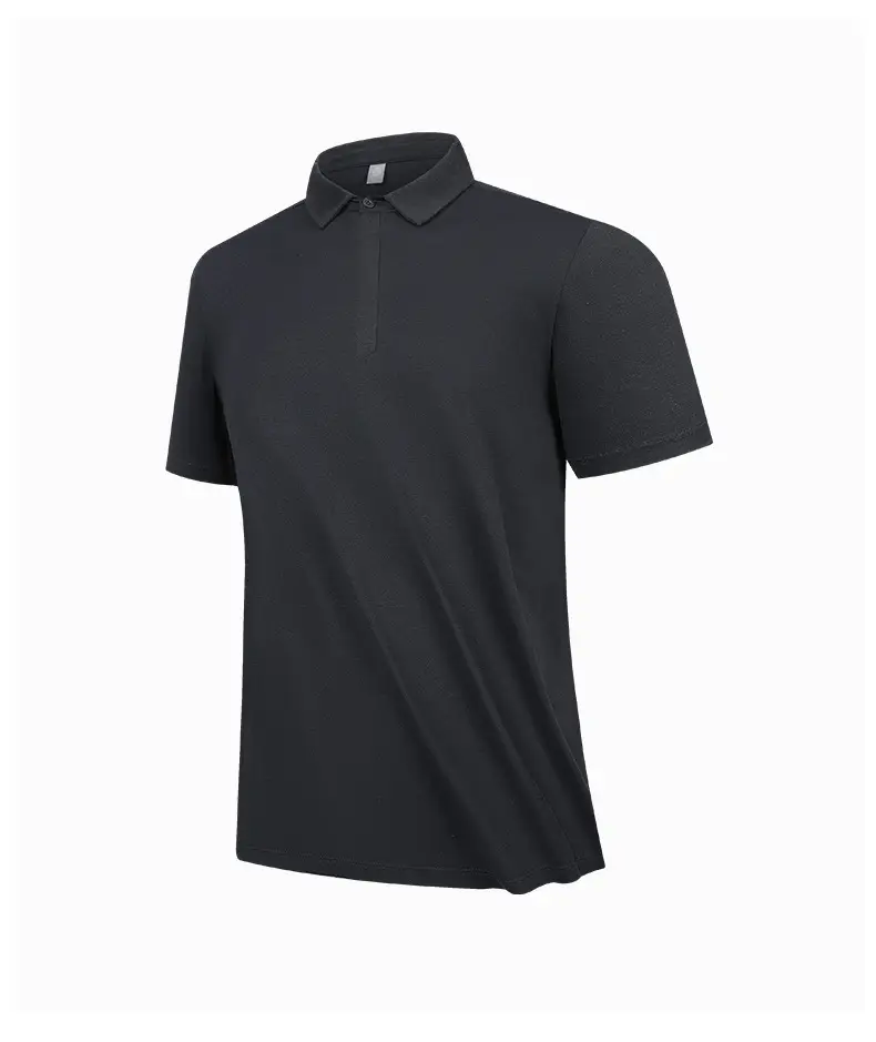 Men's Navy Polo T-Shirt Business Casual Short Sleeve — feature 14