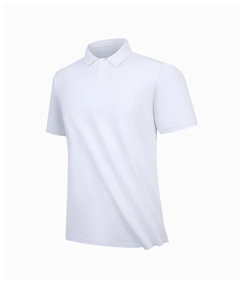 Men's Navy Polo T-Shirt Business Casual Short Sleeve — feature 8