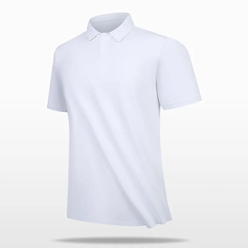 Men's Navy Polo T-Shirt Business Casual Short Sleeve