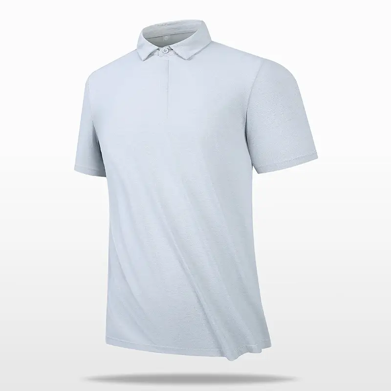 Men's Navy Polo T-Shirt Business Casual Short Sleeve
