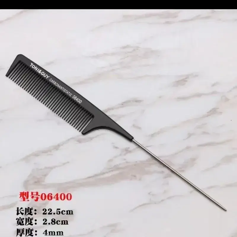 Pointed Carbon Fiber Hair Comb Professional Use - Image 10