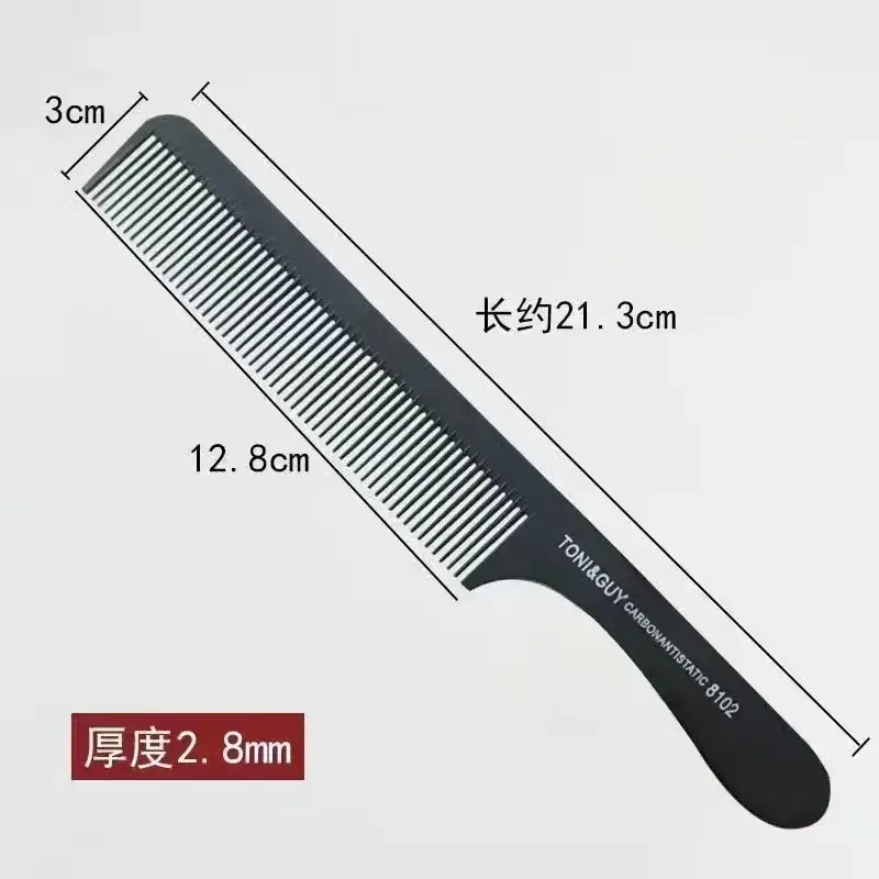 Pointed Carbon Fiber Hair Comb Professional Use - Image 17
