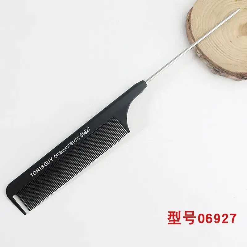 Pointed Carbon Fiber Hair Comb Professional Use - Image 2